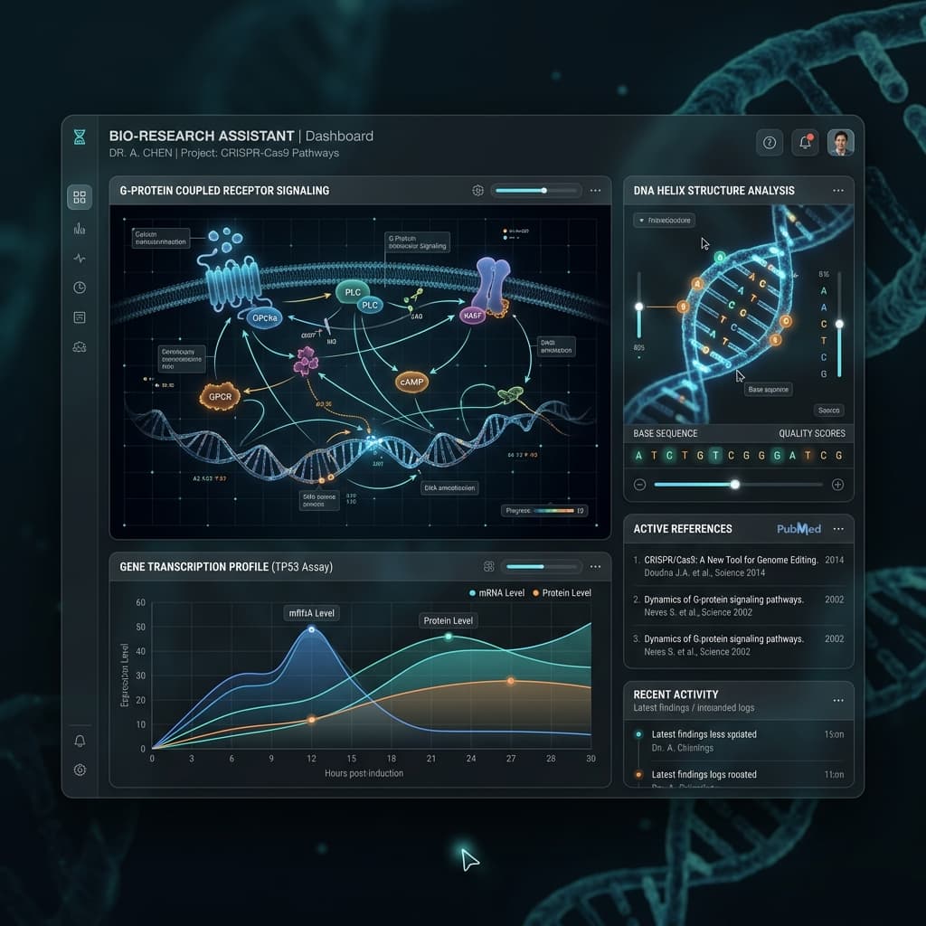 Scientific Copilot Interface Showcase